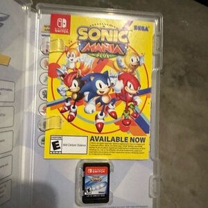 Nintendo Switch Sonic the Hedgehog Game